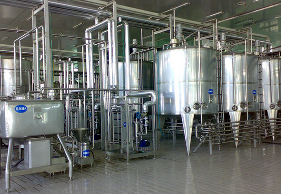 Nhà máy chế biến sữa tiệt trùng Uht tự động