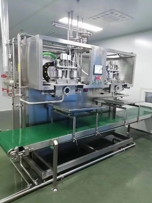 Máy lấp BIB Aseptic tự động tùy chỉnh mới cho túi 1L / 10L / 25L trong hộp sữa / sữa / nước sốt SUS304 / 316