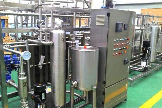 Máy tiệt trùng Pasteur 1000L có PLC cho dây chuyền chế biến sữa / sữa chua / nước ép trái cây SUS304/316
