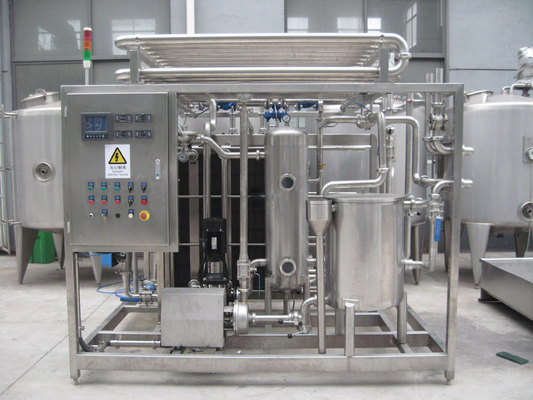Thiết bị khử trùng khử trùng chuyên nghiệp cho đường chế biến sữa / sữa chua / trứng 500-20000l / H Thiết bị khử trùng tùy chỉnh SUS 304/316