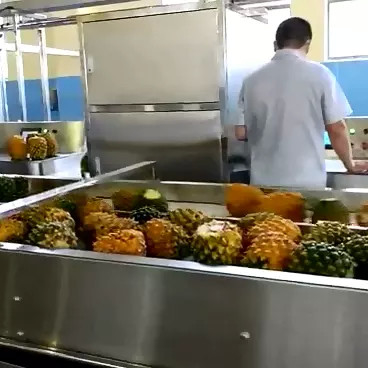 Tăng hiệu suất hoàn chỉnh dây chuyền chế biến dứa tùy chỉnh dứa sản xuất nhà máy máy với PLC cho ngành công nghiệp trái cây
