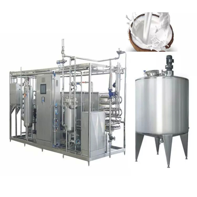 Nhà máy sản xuất dừa chất lượng cao hoàn thành dây chuyền chế biến sữa dừa Máy dừa mới với PLC SUS304/316