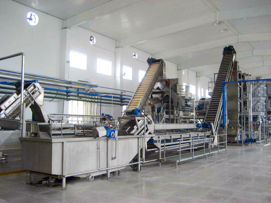 Đường xử lý việt quất tùy chỉnh hiệu suất cao Nhà máy sản xuất việt quất / dâu tây / dâu tây nước trái cây việt quất / bột / kẹo máy với PLC