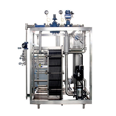 Máy tiệt trùng tiệt trùng 8T / H SUS304 135-150 độ cho sữa