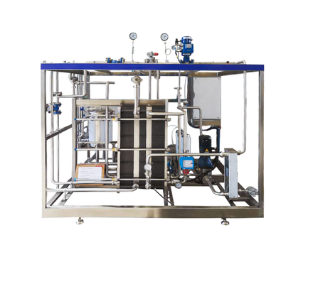 Máy tiệt trùng tiệt trùng 8T / H SUS304 135-150 độ cho sữa