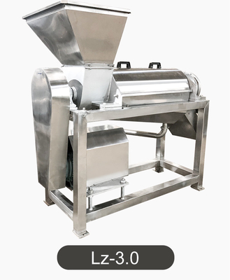 Máy lọc nước ép gừng công nghiệp bằng cách nghiền và ép với đầu điều chỉnh áp suất điều chỉnh