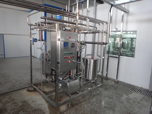 Máy thanh trùng 500-20000L / H tùy chỉnh với PLC 500-20000L / H Sterilizer Cho Dòng chế biến táo / cam / dừa SUS304/316