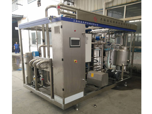 Máy Pasteurizer tùy chỉnh 0.5-20T / H cho dòng chế biến nước cam / táo / dừa với PLC SUS304 / 316