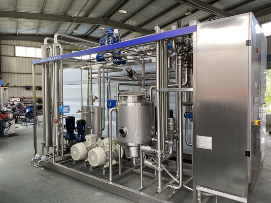 Tùy chỉnh đĩa khử trùng Pasteurization cho dây chuyền chế biến nước cam / dừa / dứa