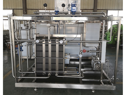 Tùy chỉnh đĩa khử trùng Pasteurization cho dây chuyền chế biến nước cam / dừa / dứa