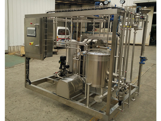 Máy Pasteurizer tùy chỉnh 0.5-20T / H cho dòng chế biến nước cam / táo / dừa với PLC SUS304 / 316