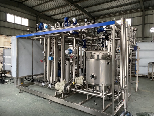Máy Pasteurizer 500-20000 L / H cho dây chuyền chế biến nước cam / táo / dừa