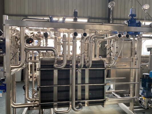 Máy khử trùng Pasteurizer cho nhà máy chế biến nước trứng với PLC tự động