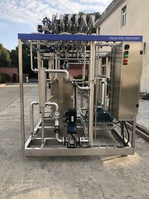 Máy Pasteurizer 500-20000 L / H cho dây chuyền chế biến nước cam / táo / dừa