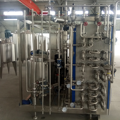 Ưu tiên khử trùng hiệu quả cao Uht khử trùng cho nước sốt ớt ớt dây chuyền chế biến đầy đủ tự động với Plc
