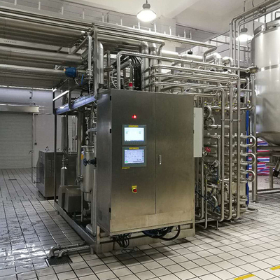 Máy khử trùng UHT hoàn toàn tự động cho ngành công nghiệp sữa và đồ uống với PLC Máy khử trùng UHT mới SUS304/316