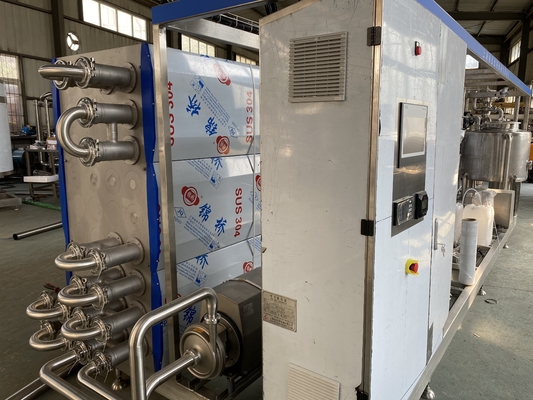 Thép không gỉ304/316 UHT Máy khử trùng Máy khử trùng cao xoắn ớt / táo / nước ép dừa