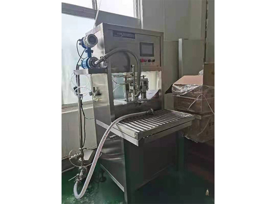 Máy điền BIB bán tự động không aseptic chất lượng cao cho túi 1-25L trong hộp nước trái cây / sữa / rượu vang với SUS 304/316