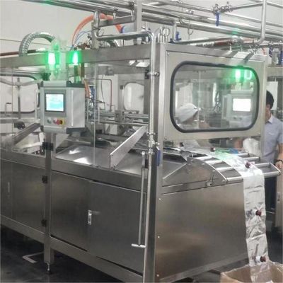 Máy điền túi aseptic hai đầu tự động 1-220L SUS304 để đóng gói nước trái cây sữa tinh khiết