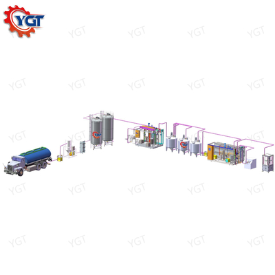 Dịch vụ tùy chỉnh hoàn chỉnh dây chuyền sản xuất sữa UHT cho sữa UHT nhiệt độ bình thường SUS304/316 với PLC