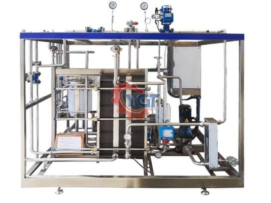 Hiệu quả cao và năng suất UHT sữa chế biến dây chuyền cho Uht sữa tùy chỉnh 500-20000l / H với PLC SUS304/316
