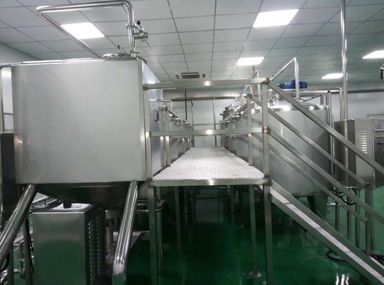 Dòng sản xuất sữa UHT tiết kiệm năng lượng chất lượng cao và đáng tin cậy Giải pháp sữa UHT tùy chỉnh 500-20000L / H SUS304/316