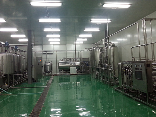 Dòng sản xuất sữa UHT tiết kiệm năng lượng chất lượng cao và đáng tin cậy Giải pháp sữa UHT tùy chỉnh 500-20000L / H SUS304/316