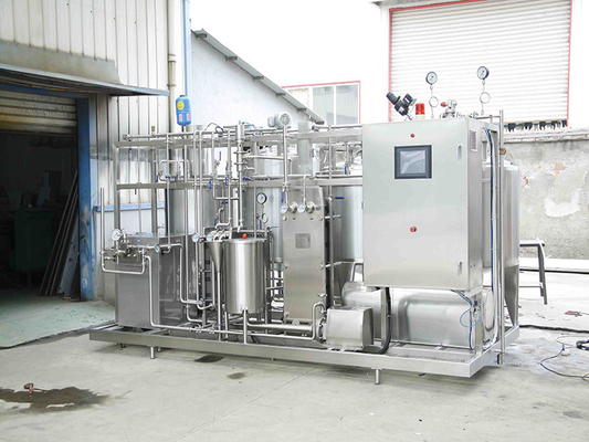 Dòng sản xuất sữa UHT tiết kiệm năng lượng chất lượng cao và đáng tin cậy Giải pháp sữa UHT tùy chỉnh 500-20000L / H SUS304/316
