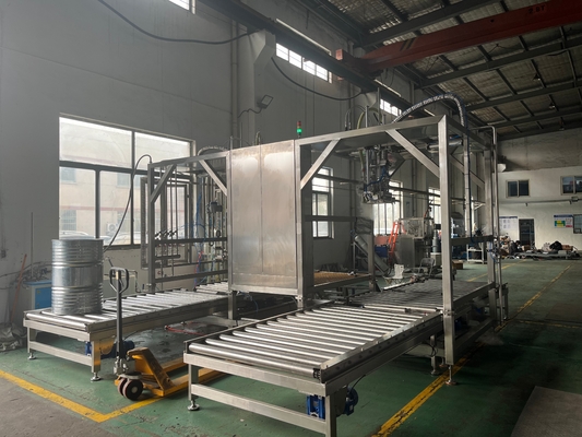 Máy điền hai đầu tùy chỉnh 20-1000l Bid Bag In Drum Máy điền aseptic Ton Box Machine với Plc Sus304/316