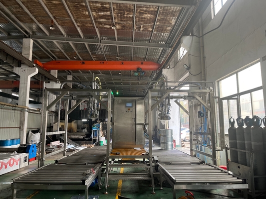Hai đầu tùy chỉnh 20-1000L BID Bag In Drum Aseptic Filler For Juice/Jam/Pulp Ton Box Filling Machine With PLC SUS304/316
