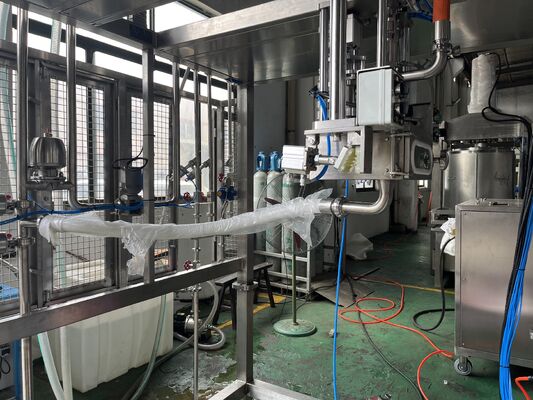 Nguồn cung cấp năng lượng 220V50Hz3Phase Aseptic Bag Filler Featuring PLC Control System cung cấp các giải pháp lấp đầy aseptic chính xác