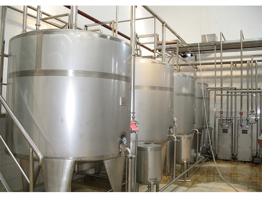 Hệ thống CIP được tùy chỉnh chất lượng cao cho dây chuyền chế biến trái cây Máy làm sạch tại chỗ SUS304/316 Với PLC