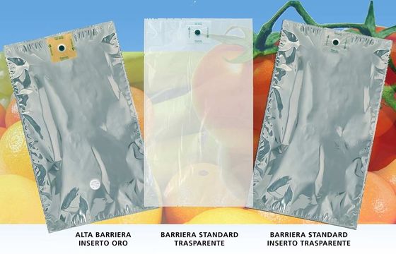 Thiết kế Aseptic Packaging túi nước trái cây 1L 3L 5L 10L 20L cho rượu vang nước trái cây trứng lỏng Bib túi trong hộp